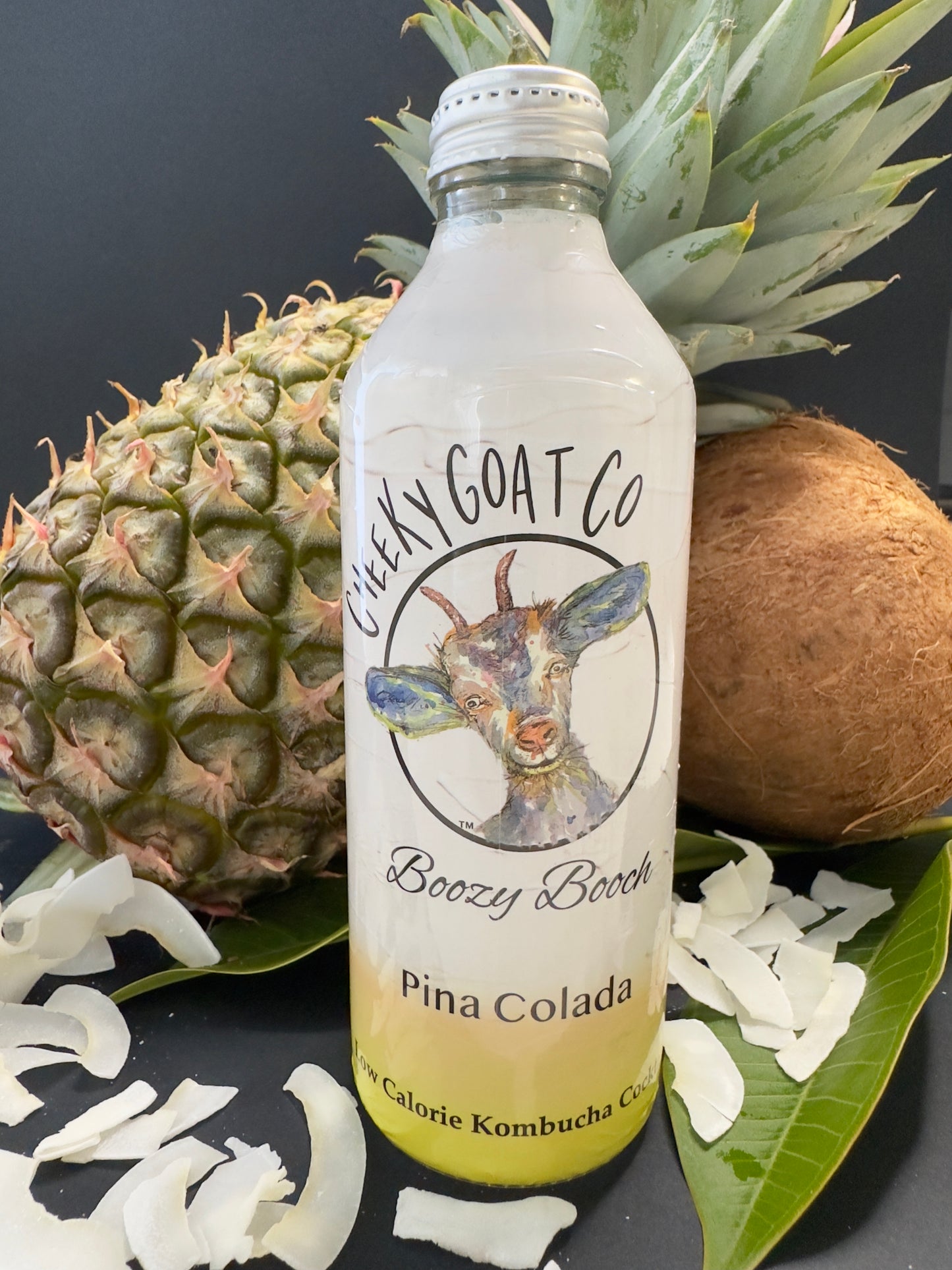 CHEEKY GOAT CO Boozy Booch PINA COLADA 4PK