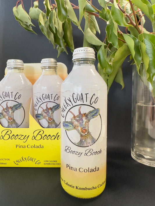 CHEEKY GOAT CO Boozy Booch PINA COLADA 4PK